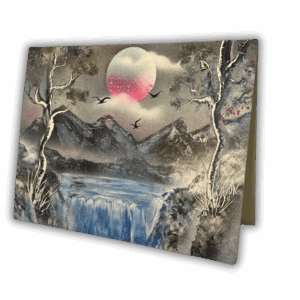 Greeting Card - Arbutus in the Mist
