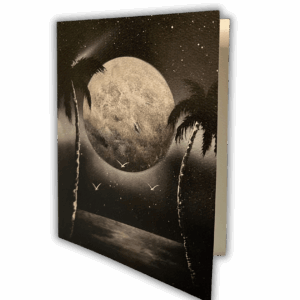 Greeting Card - Monochrome Paradise