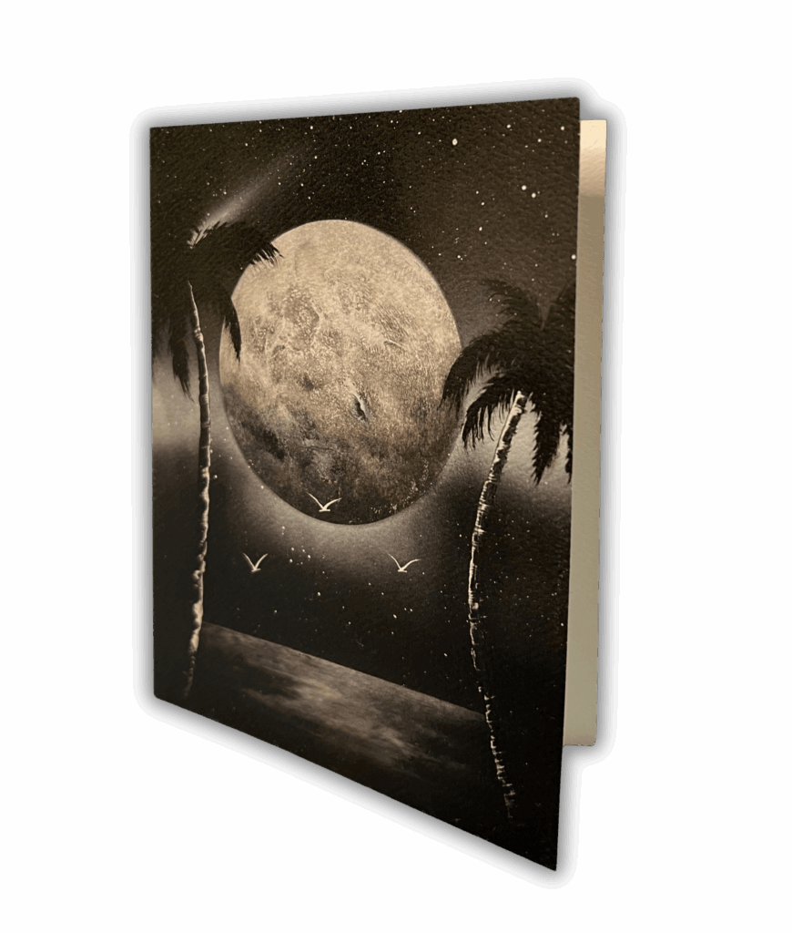 Greeting Card - Monochrome Paradise