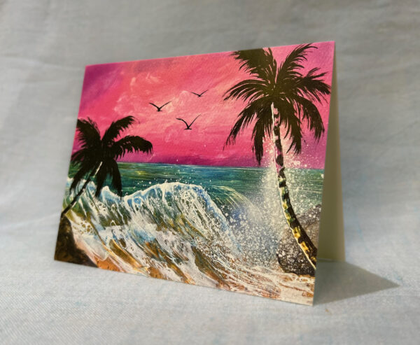 Greeting Card - Pink Paradise - Image 2