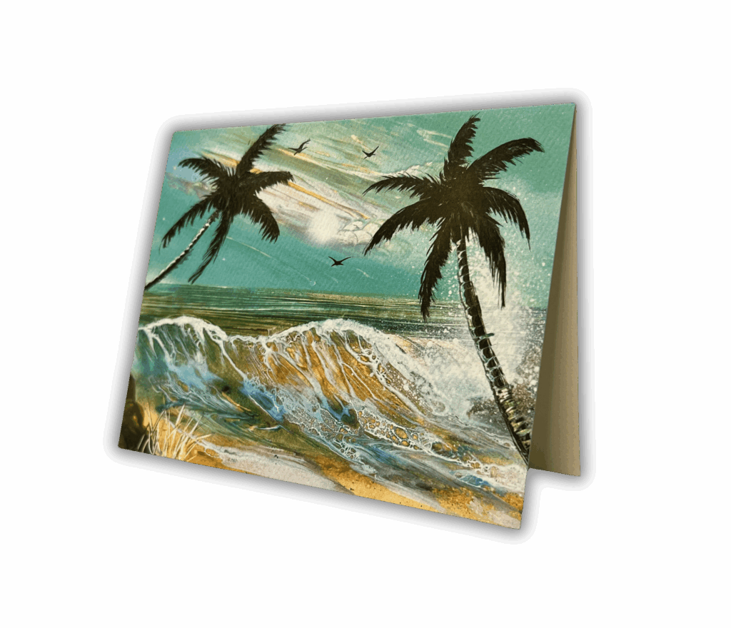 Greeting Card - Turquoise Paradise